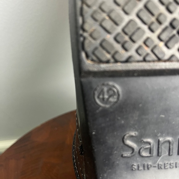 Sanita Metallic Silver Professional Slip Resistant Clogs Size 42 - Picture 7 of 9